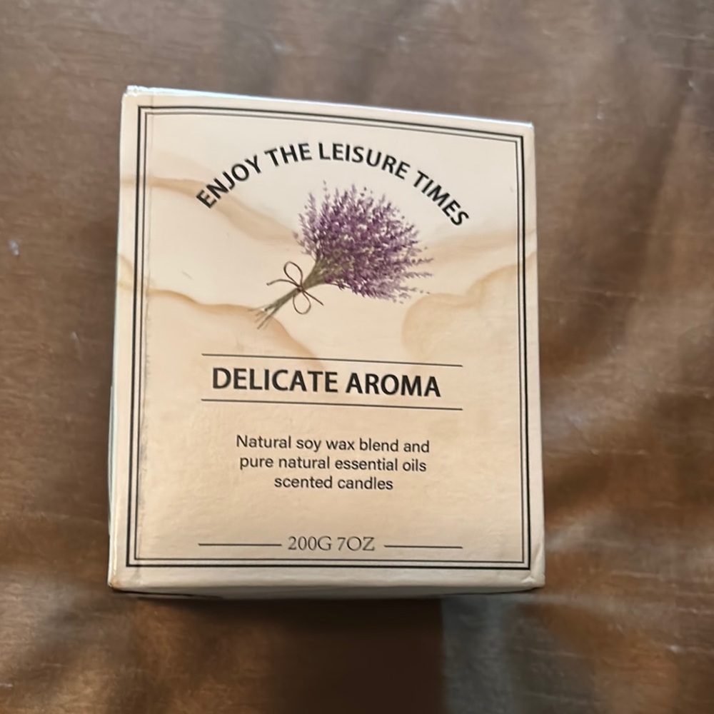 Purple Thistle Accent Candle Holder